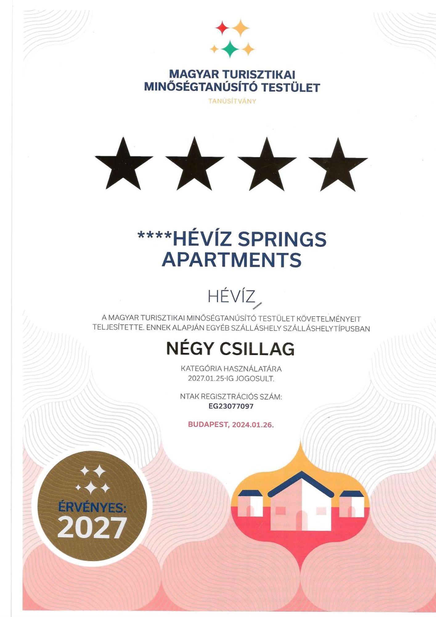 ****Heviz Springs Apartments Esterno foto